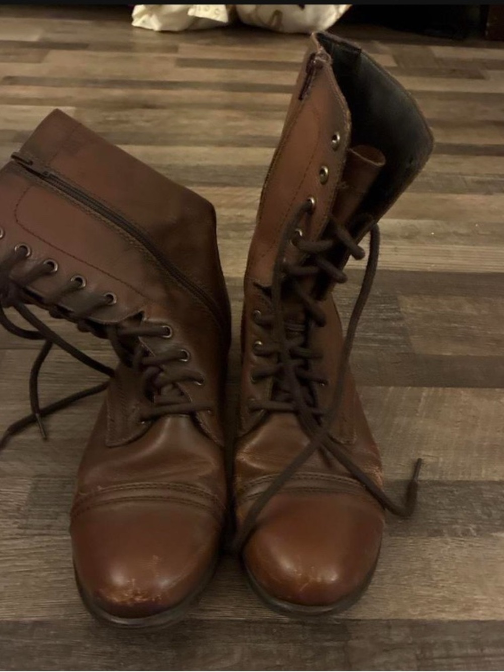 Women’s Vintage Steve Madden Brown Leather boots